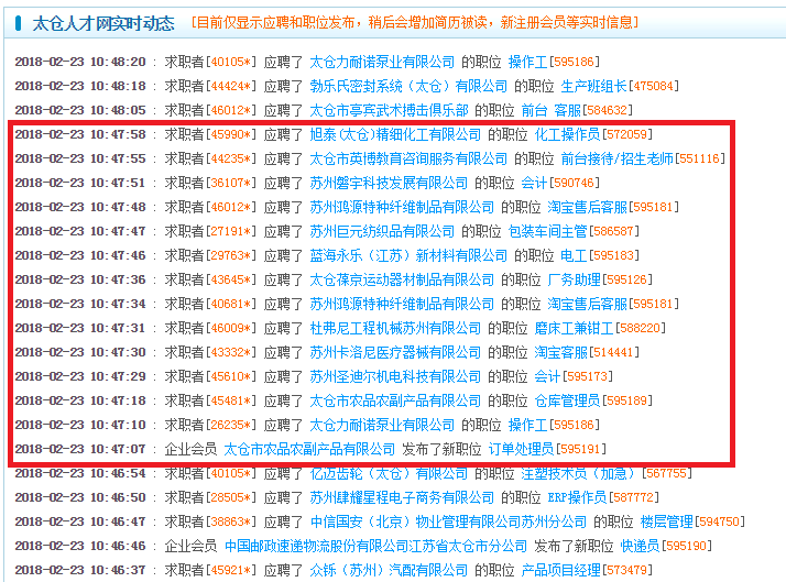 2018年太仓春季网上招聘会全面启动，携手共建绿色的现代田园城，幸福金太仓！